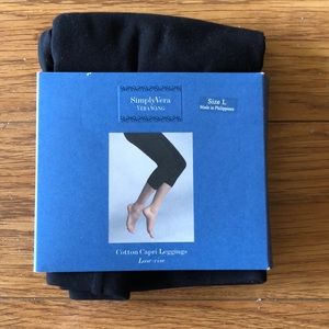 Cotton Capri leggings Vera Wang large